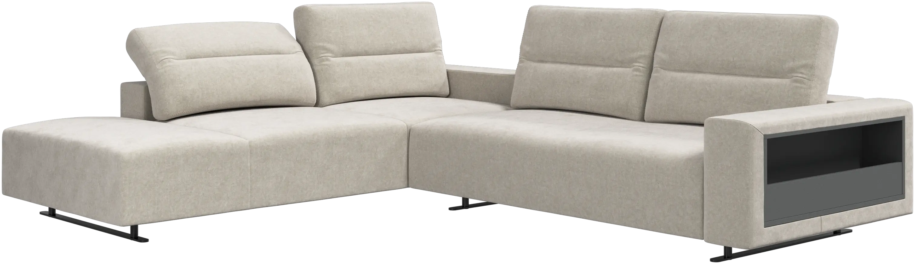 Bo Concept ベージュ L字型ソファ 5個クッション付き&ラグ付き Bo Concept ベージュ L字型ソファ 5個クッション付き&ラグ付き